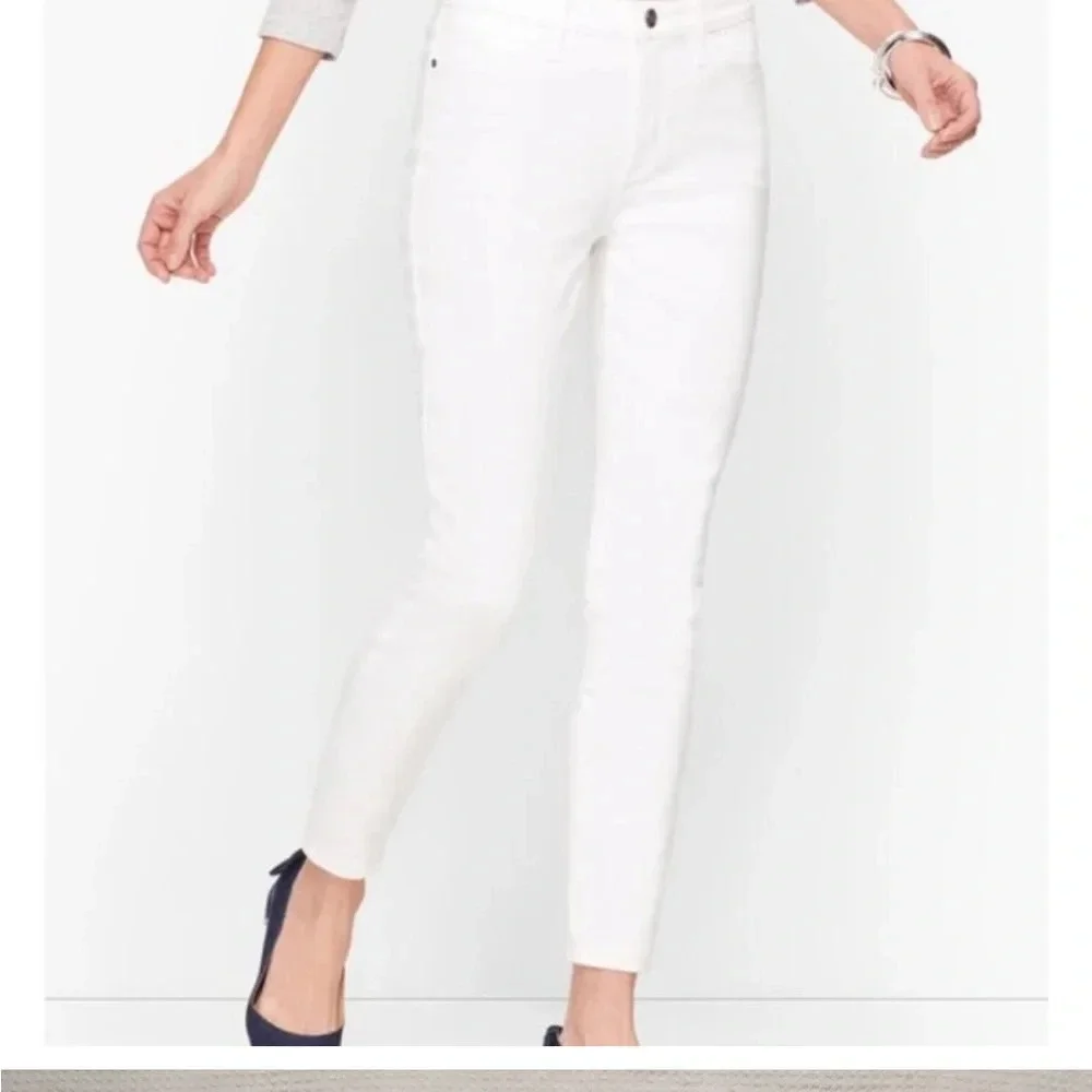 Talbots Flawless Women's High-waist Jegging White Size 12